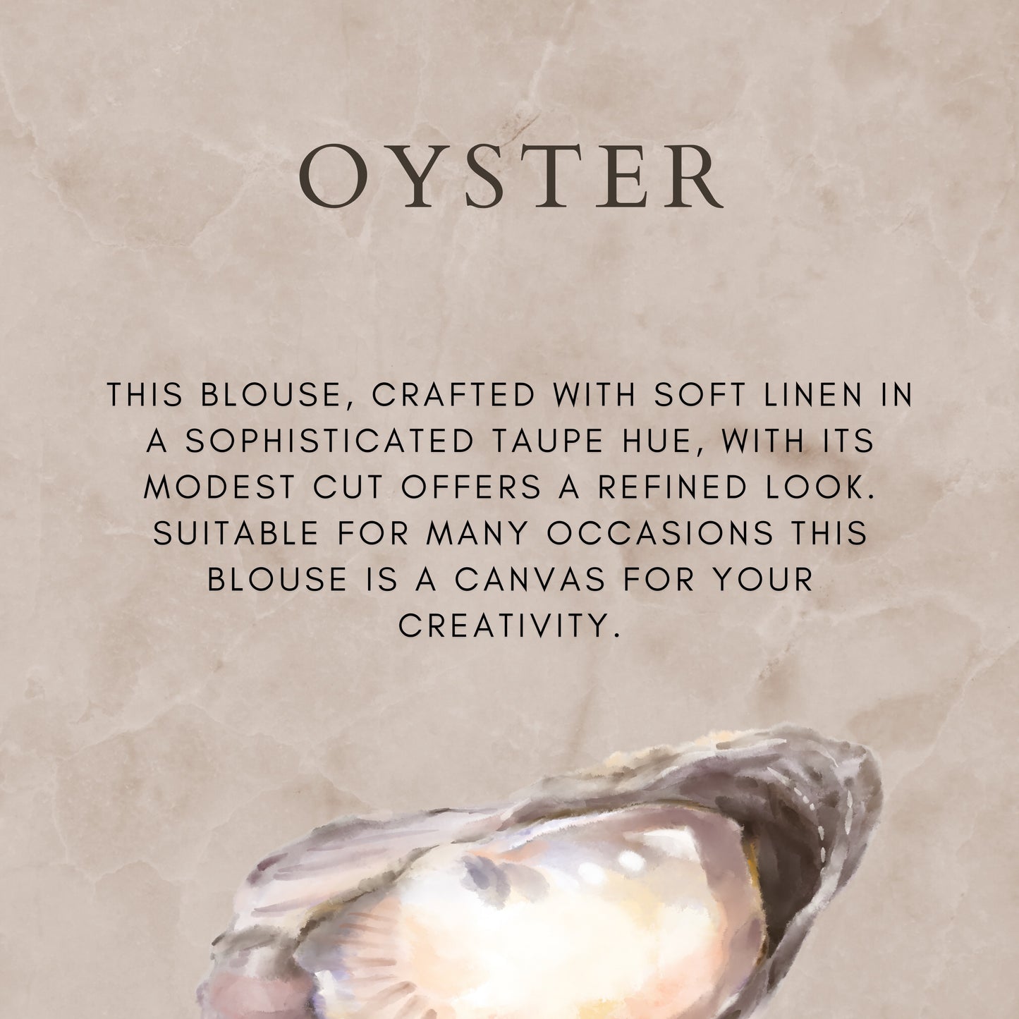 Oyster blouse